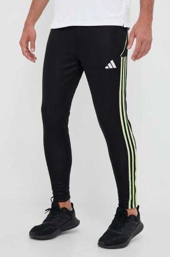 Tréningové nohavice adidas Performance Tiro 23 čierna farba, s nášivkou