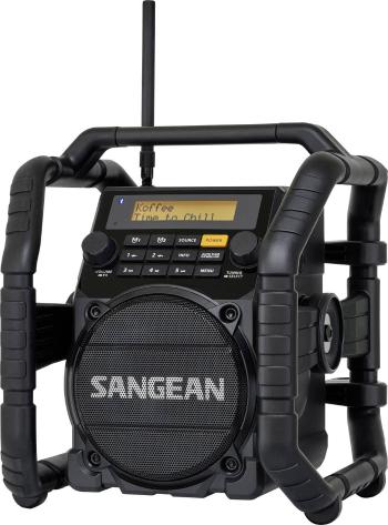 Sangean U-5 DBT odolné rádio DAB+, FM AUX, Bluetooth  vodotesné, prachotesné, nárazuvzdorné čierna