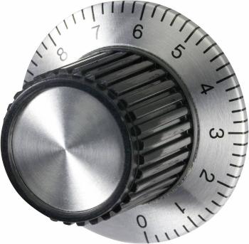 TRU COMPONENTS  jemná stupnica  hliník (eloxovaný) (Ø x v) 37 mm x 23.3 mm 1 ks