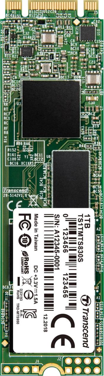 Transcend 830S 1 TB interný SSD disk SATA M.2 2280 M.2 SATA 6 Gb / s Retail TS1TMTS830S