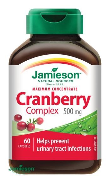 Jamieson Brusnice - komplex 500 mg na močové cesty 60 cps
