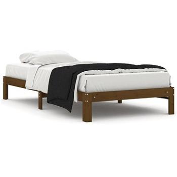 Rám postele medovo hnedý masívna borovica 100 × 200 cm, 810358