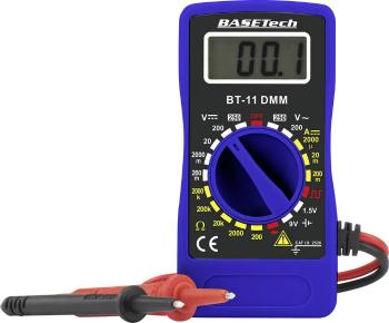 Basetech BT-11 ručný multimeter  digitálne/y  CAT III 250 V Displej (counts): 2000