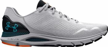 Under Armour Men's UA HOVR Sonic 6 Running Shoes White/Black/Blue Surf 45