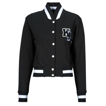 Karl Lagerfeld  varsity sweat jacket  Bundy Čierna