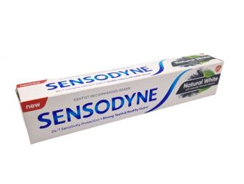 SENSODYNE ZP 75ML NATURAL WHITE WITH CHARACOAL