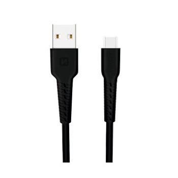 Swissten dátový kábel USB-C 1 m čierny (71505530)