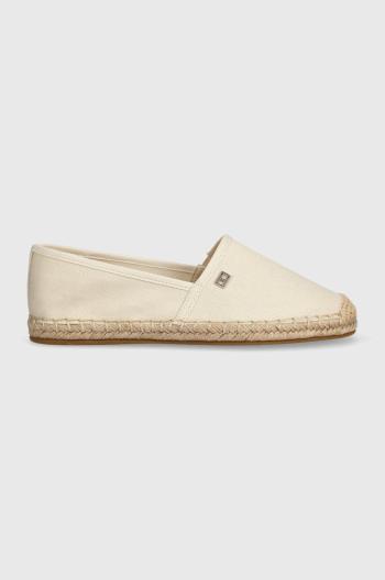 Espadrilky Tommy Hilfiger ESSENTIAL ESPADRILLE béžová farba, FW0FW07458