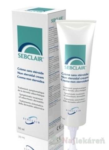 SEBCLAIR krém dermálny - pri seboroickej dermatitíde 30 ml