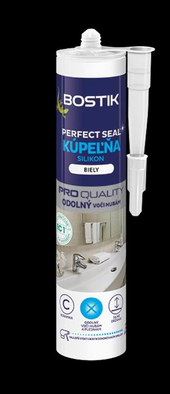 BOSTIK PERFECT SEAL KÚPEĽŇA - Sanitárny silikón biela 0,28 L