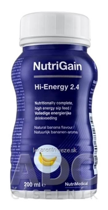 NutriGain Hi-Energy 2.4 (ActaGain 2.4 COMPLETE) banánová príchuť 24x200 ml