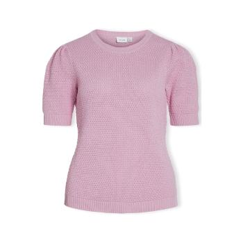 Vila  Noos Dalo Knit  S/S - Pastel Lavender  Blúzka Ružová