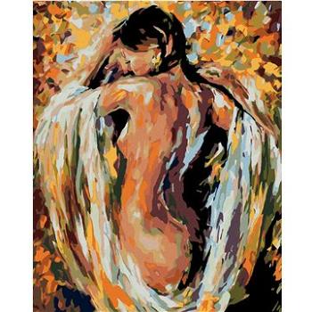 Maľovanie podľa čísel – Polonahá žena vo farbách (HRAmal00458nad)