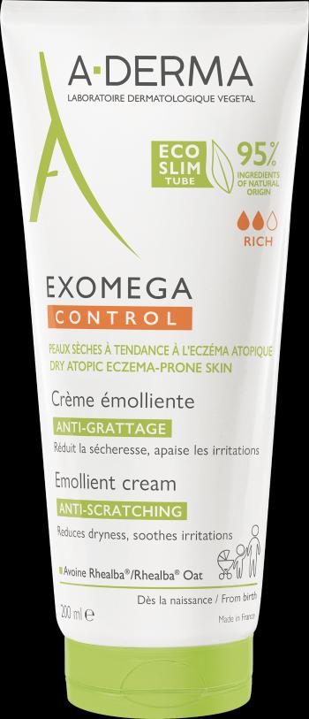 A-Derma Exomega Control Emolienčný krém pre suchú kožu so sklonom k atopii 200 ml