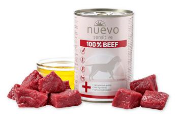 NUEVO dog Sensitive 100% Beef 6x400g konzerva