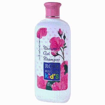 Šampón a sprchový gél pre deti z ružovej vody 200ml Biofresh