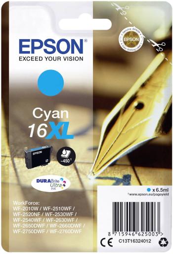 Epson Ink T1632, 16XL originál  zelenomodrá C13T16324012