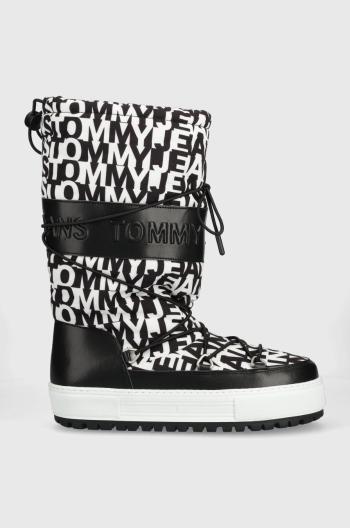 Snehule Tommy Jeans EN0EN02163 TOMMY JEANS SNOWBOOT HIGH LOGO čierna farba