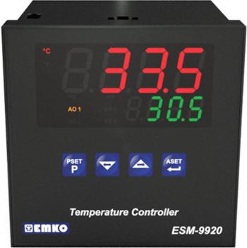 Emko ESM-9920.2.20.0.1/01.02/0.0.0.0 2-bodové, P, PI, PD, PID termostat Pt100, J, K, R, S, T -200 do 1700 °C relé 5 A, S