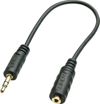 LINDY 35699 35699 jack audio káblový adaptér [1x jack zástrčka 3,5 mm - 1x jack zásuvka 2,5 mm] čierna