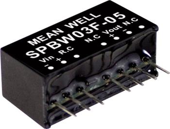 Mean Well SPBW03G-03 DC / DC menič napätia, modul   700 mA 3 W Počet výstupov: 1 x