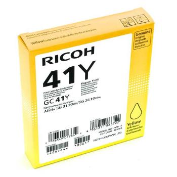 Ricoh originál gélová náplň 405764, yellow, 2200str., GC41HY, Ricoh AFICIO SG 3100, SG 3110DN, 3110DNW, žltá