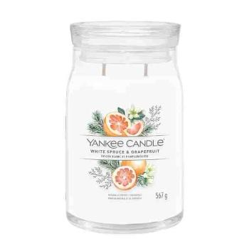 Yankee Candle Signature veľká White Spruce & Grapefruit