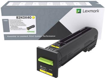 Lexmark toner  CX825 82K0X40 originál žltá 22000 Seiten