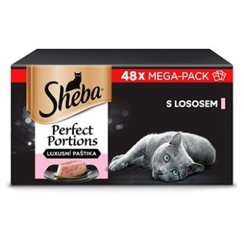 Sheba Perfect Portions vaničky s lososom pre dospelé mačky 8× ( 6× 37,5 g ) (4008429130656)