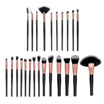 MIMO Makeup Brush Set Black 24 Pcs sada štetcov