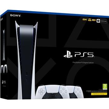 PlayStation 5 Digital Edition + 2× DualSense Wireless Controller (PS711000036488)