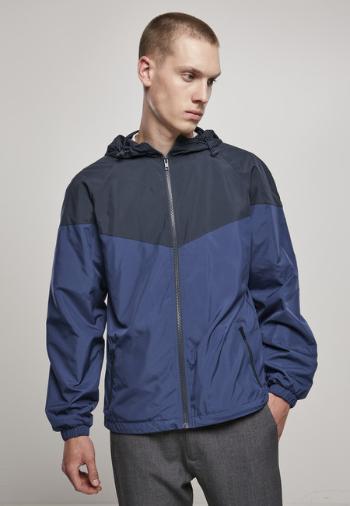 Urban Classics 2-Tone Tech Windrunner midnightnavy/darkblue - 5XL