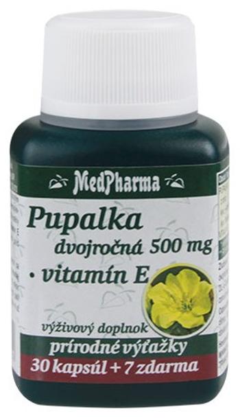MedPharma Pupalka dvojročná 500 mg + Vitamín E 37 kapsúl