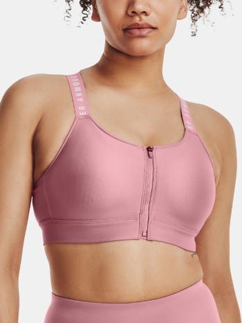 Under Armour UA Infinity High Bra Zip Podprsenka Ružová