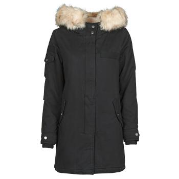 Only  ONLMAY FUR CANVAS PARKA  CC OTW  Parky Čierna