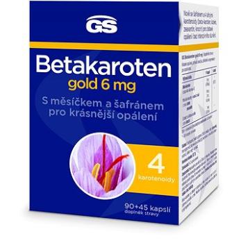 GS Betakarotén gold 6 mg, 90 + 45 kapsúl (8595693300572)