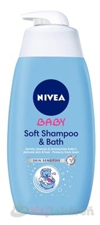 Nivea Baby šampón a pena do kúpeľa 2v1 s harmančekom 500 ml