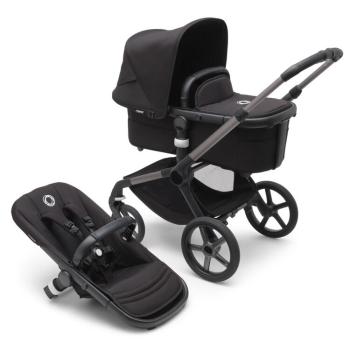 BUGABOO Kočík kompletný Fox 5 Graphite/Midnight black-Midnight black