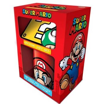 Super Mario – hrnček + prívesok + podložka (5050293852041)