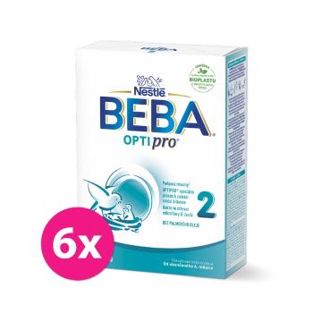 BEBA OPTIPRO® 2 mliečna výživa (od ukonč. 6m), 6x500 g​