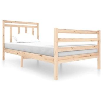 Rám postele masívne drevo 100 × 200 cm, 3100644