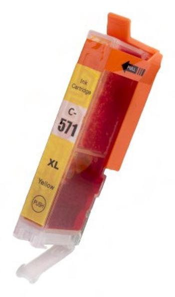 CANON CLI-571-XL Y - kompatibilná cartridge, žltá, 11ml