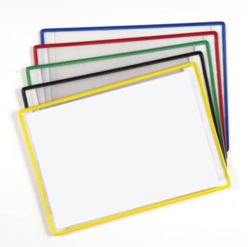 Tarifold pohľadová tabule  červená, modrá, žltá, zelená, čierna DIN A4 na šírku