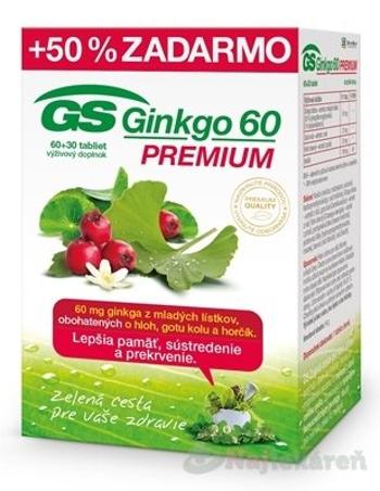 GS Ginkgo 60 Premium 60+30 tabliet