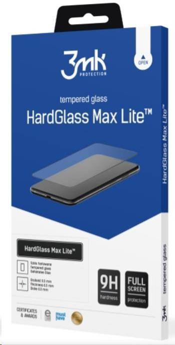 3mk tvrdené sklo HardGlass Max Lite pre Apple iPhone 13 Pro Max, čierna