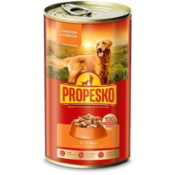 Propesko kúsky pes hovädzie, kuracie v omáčke 1 240 g (8595606408593)