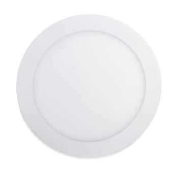 LED Solution Biely vstavaný LED panel guľatý 120mm 6W Studená biela - POSLEDNÝ KUS VYP289