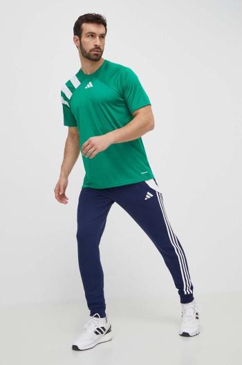 Tréningové nohavice adidas Performance Tiro 24 tmavomodrá farba, vzorované, IS2154