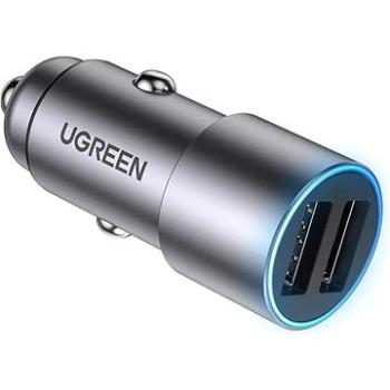 UGREEN 24 W Dual USB-A Car Charger (Gray) (50592)
