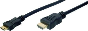 Digitus HDMI prepojovací kábel #####HDMI-A Stecker, #####HDMI-Mini-C Stecker 2.00 m čierna AK-330106-020-S pozlátené kon